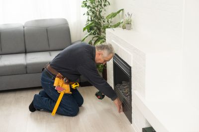Inspecting Fireplace Components